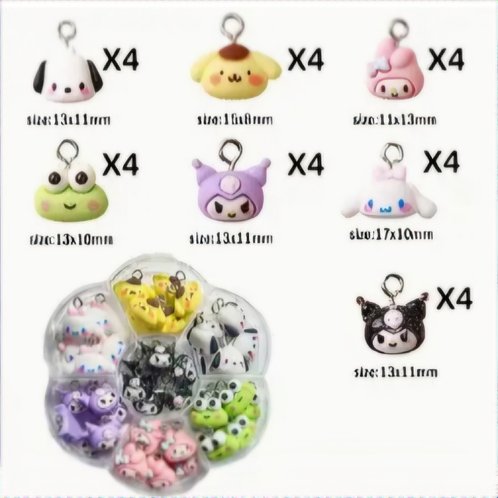 🤖♡28 Hello Kitty And Friends Charms